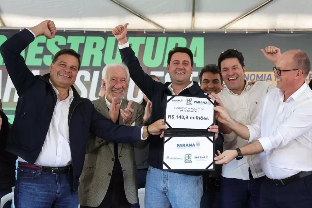 Governador autoriza início das obras da nova etapa do Contorno de Pato Branco Foto: Jonathan Campos/AEN