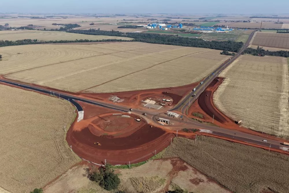 Obras de Contorno de Palotina provocam alterações no trânsito a partir de sábado Foto: C.Vale