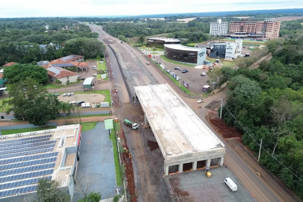 Duplicação da Rodovia das Cataratas chega a 53,1% com serviços em todo o trecho Foto: SEIL-PR