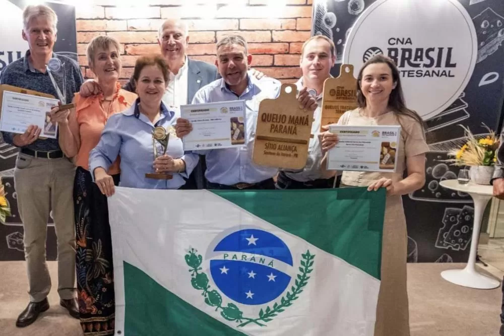 Queijos do Paraná conquistam ouro e prata no Prêmio CNA Brasil Artesanal Foto: Divulgação
