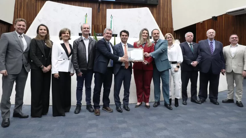 Solenidade ocorreu na noite desta segunda-feira (28), no Plenário da Assembleia Legislativa do Paraná. Créditos: Orlando Kissner/Alep