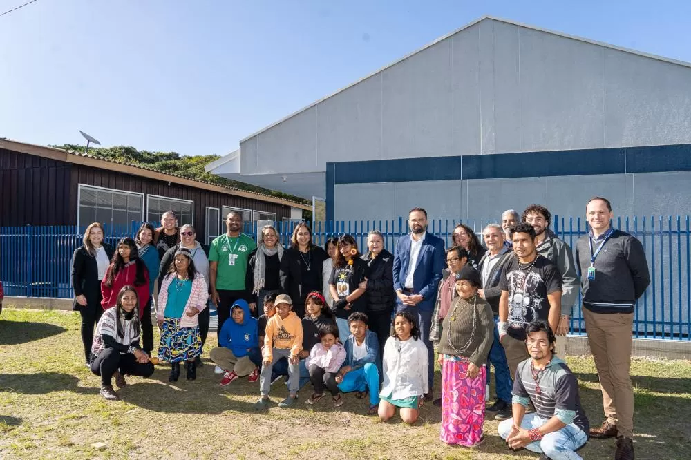 Com novas salas e tecnologia, escola indígena de Pontal do Paraná avança na qualidade da educação Foto: Lucas Fermin/SEED