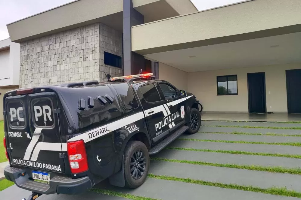 PCPR cumpre bloqueio de bens de grupo investigado por movimentar R$ 14 milhões do tráfico em Foz do Iguaçu Foto: Rodrigo Colombelli/PCPR
