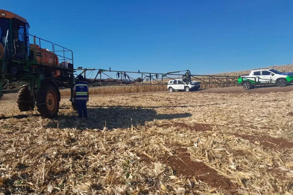 Adapar realiza Operação Agro+ no Noroeste para otimizar aplicação de agrotóxicos Foto: Pablo Henrique Aqsenen/Adapar