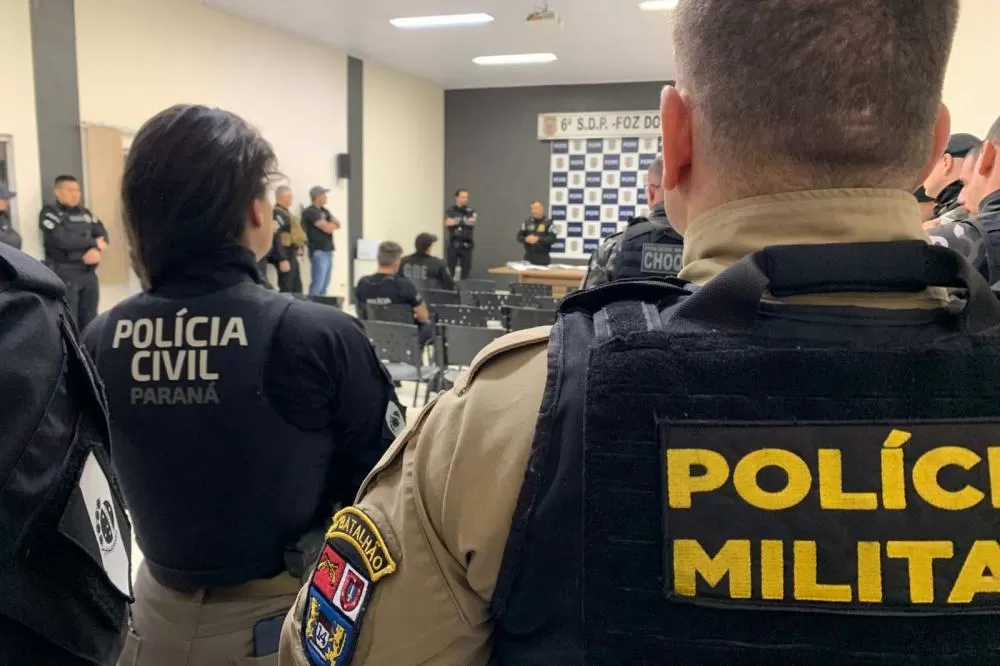 PCPR e PMPR prendem cinco pessoas durante segunda fase de operação em Foz do Iguaçu Foto: PCPR