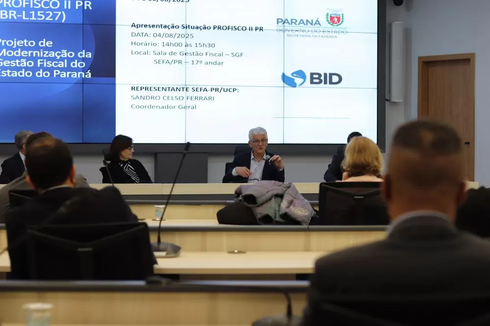 Paraná prorroga contrato com BID e avança na modernização fiscal até 2027 Foto: Gaby Smek/SEFA