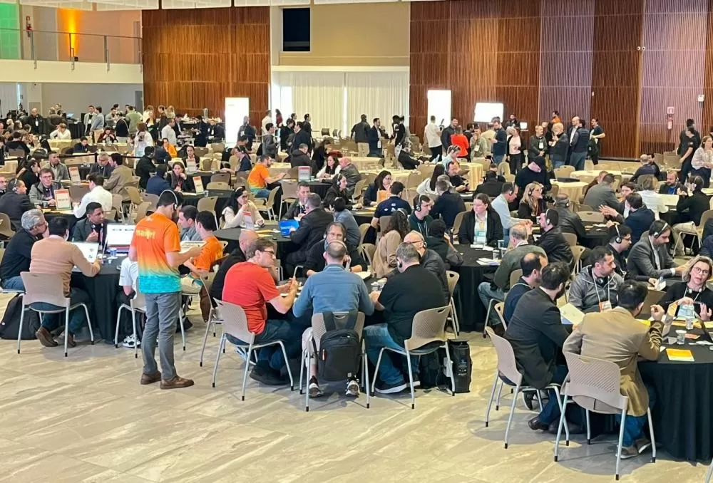 A 5ª Edição do Link Iguassu Valley foi realizada em Medianeira, oeste do Paraná, e reuniu mais de 500 startups e empresas propondo soluções inovadoras. Fotos: Thiago Leandro.