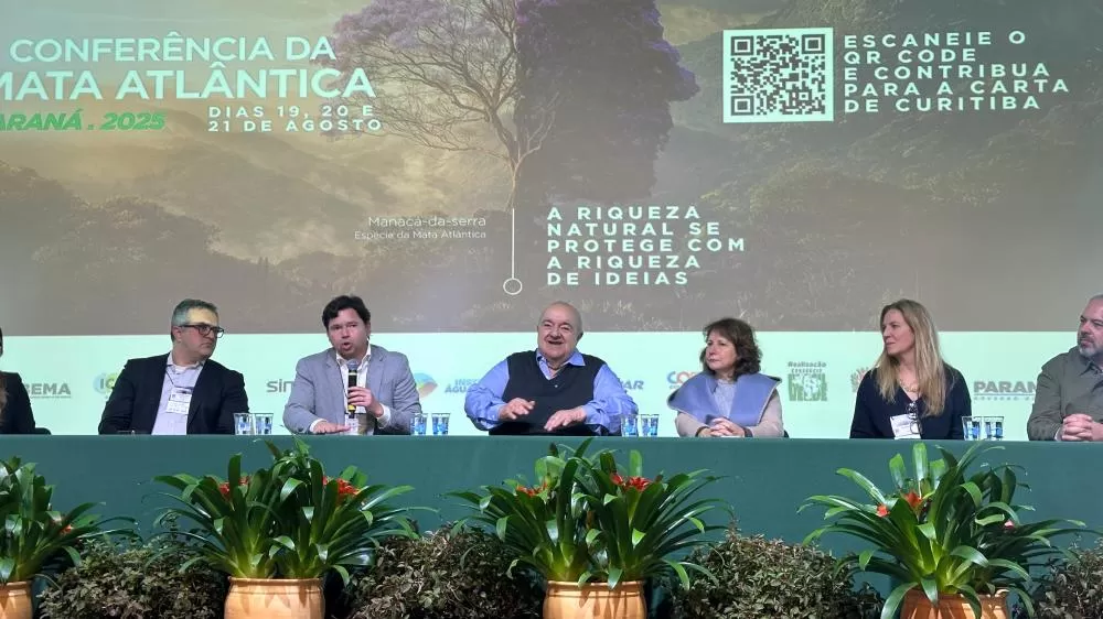 Crédito de biodiversidade do Paraná é destaque na Conferência da Mata Atlântica Foto: SEDEST-PR