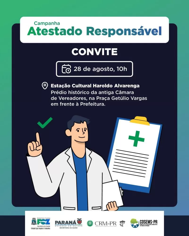 Foz do Iguaçu lança Campanha Atestado Responsável
