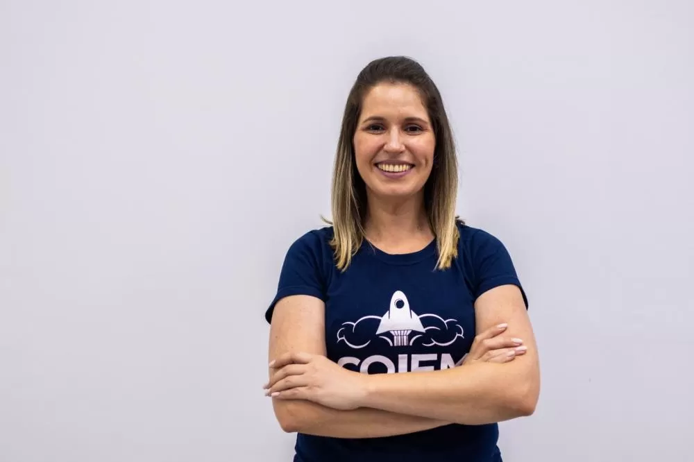 Presidente do Cojem Marechal, Jaqueline Galvão: “Com essa ação queremos reforçar a importância de cada pessoa conhecer o seu tipo sanguíneo, se cadastrar como doador e de fazer a doação voluntária” Foto: Kimberly Andrzejewski