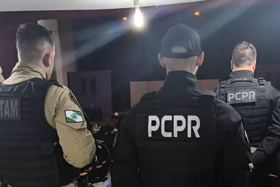 Com apoio de outras forças, PCPR prende 21 pessoas em ação no Paraná e Santa Catarina Foto: PCPR
