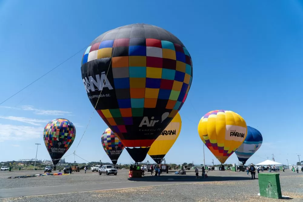 Segunda maior copa de balonismo do Brasil movimenta turismo em Castro Foto: Felipe Henschel/AEN