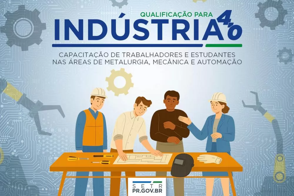 Projeto Qualificação para Indústria 4.0 leva capacitação em automação para oito cidades do Paraná Foto: SETR
