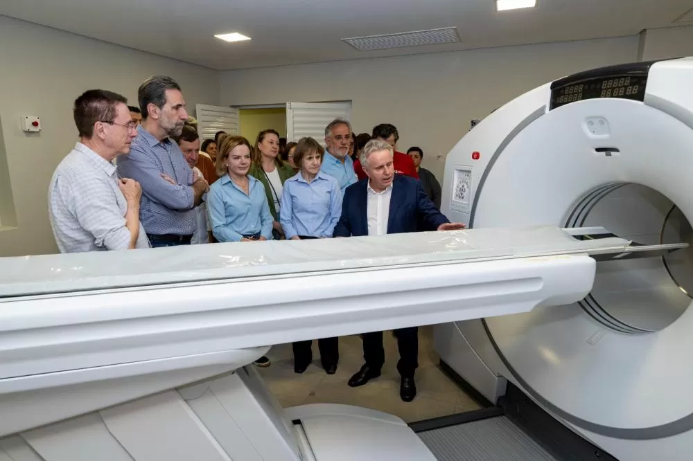 Aparelho de PET-CT entregue em Francisco Beltrão. Foto: William Brisida/Itaipu Binacional
