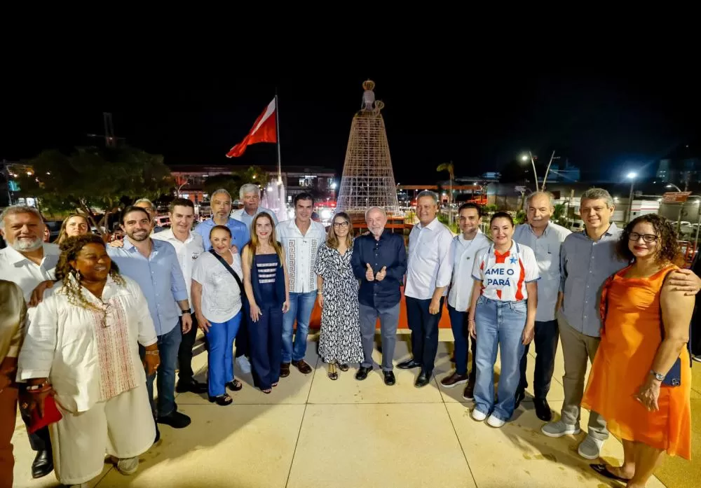 Presidente da República, Luiz Inácio Lula da Silva, durante a Cerimônia de Anúncios de Investimentos em Drenagem e Inauguração do Parque Linear da Nova Doca. Parque Linear da Doca – Belém (PA) Foto: Ricardo Stuckert / P