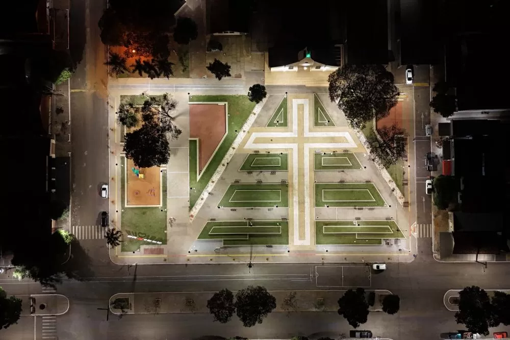 Iluminção Pública São Pedro do Paraná Foto: Valdelino Pontes/SECID-PR