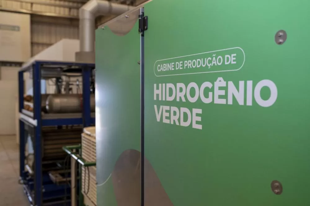 Planta de produção de hidrogênio verde. Fotos: William Brisida/Itaipu Binacional.