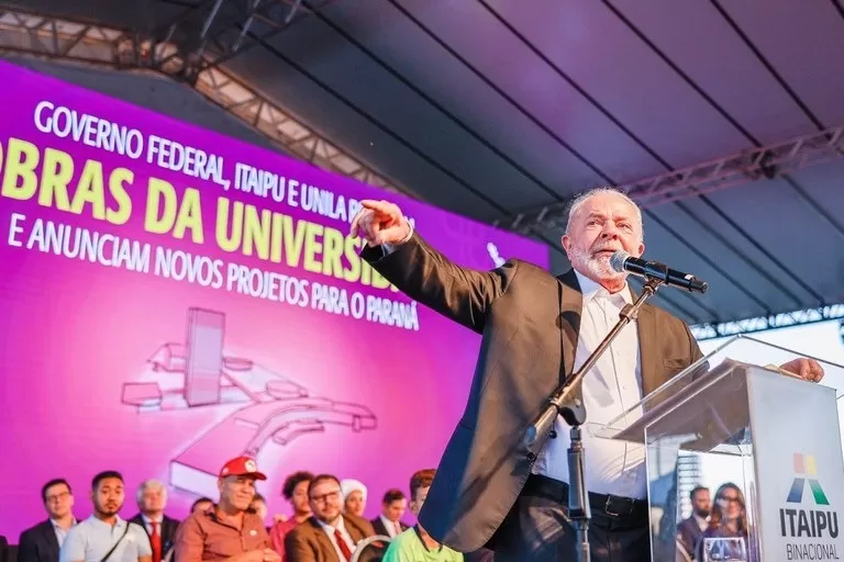 Fotos arquivo: Visita de Lula à Unila, em 2023 