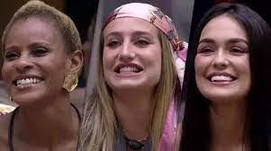 As finalistas Bruna Griphao, Aline Wirley e Amanda Meirelles