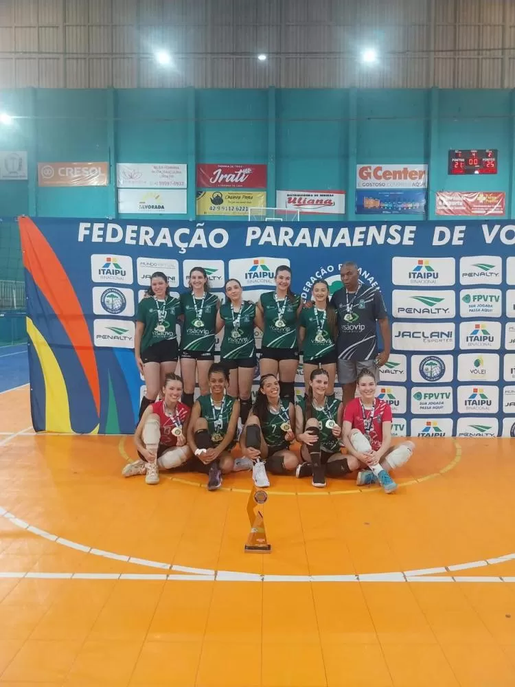 Foz do Iguaçu é Campeã Paranaense de Voleibol Feminino Sub-19 – Divisão B