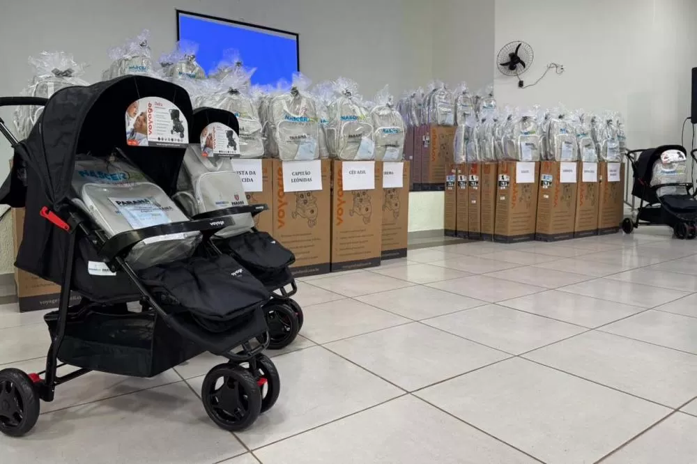 Nascer Bem: Estado entrega mais 607 kits para famílias de 45 municípios Foto: SEDEF