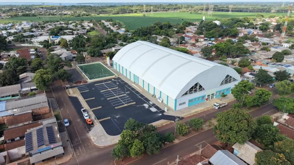 Construção do Ginásio no bairro Cidade Nova avança para a fase final