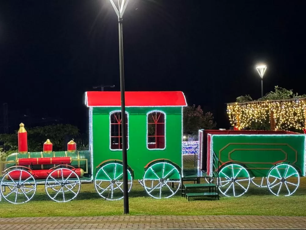 Municípios do território Cataratas e Caminhos dão show de luzes e cultura neste Natal