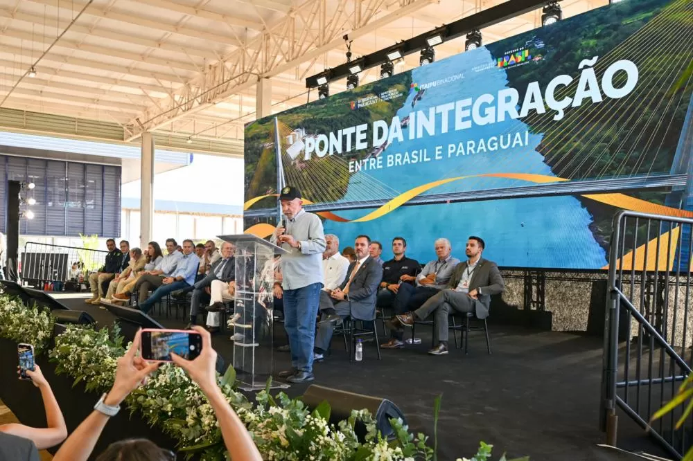 Presidente foi responsável por colocar a obra no PAC, em 2005. Foto: William Brisida/Itaipu Binacional