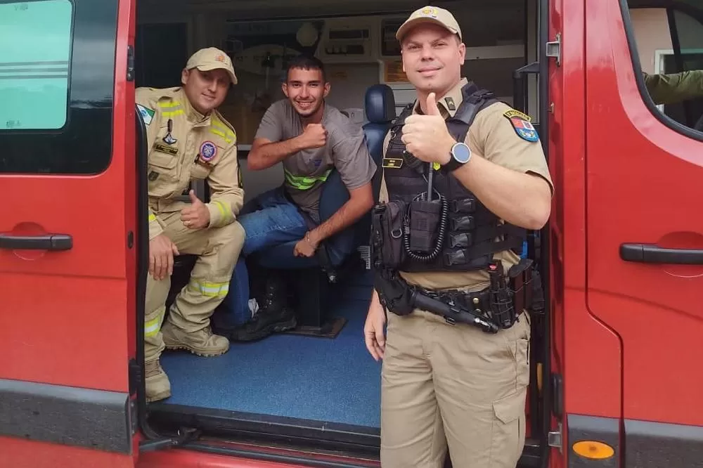 Jovem que sumiu no Pico Paraná é encontrado com vida após cinco dias de buscas Foto: CBM-PR