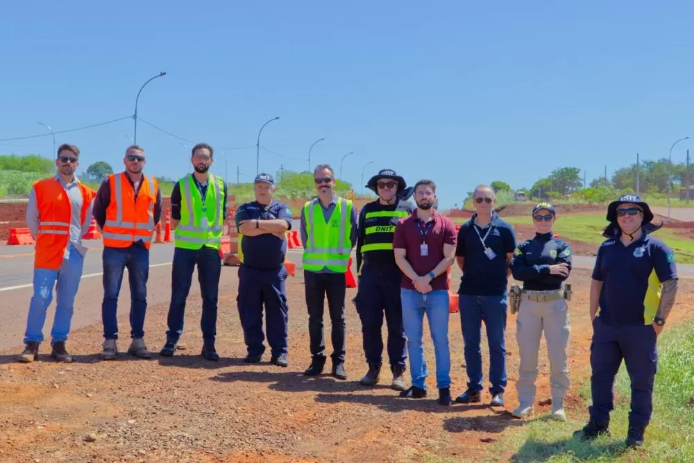Vistoria técnica estabelece medidas de segurança na Perimetral Leste da BR-277