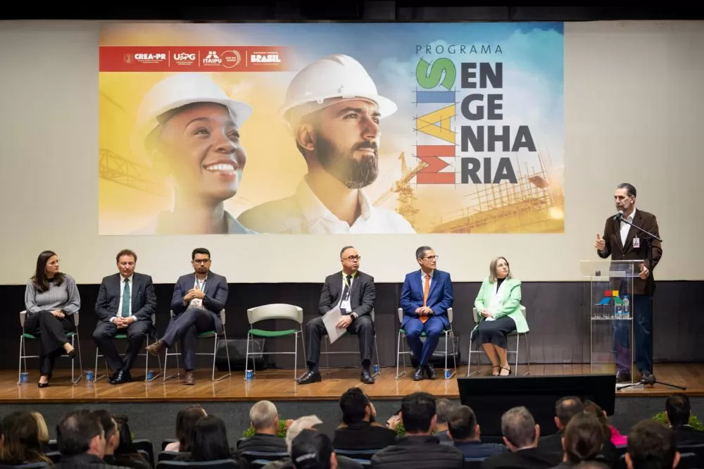 Lançamento do projeto Mais Engenharia, em junho do ano passado. Foto: Rubens Fraulini/Itaipu Binacional.