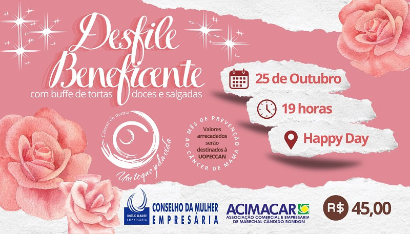 13ª Edição Da Campanha Outubro Rosa Um Toque Pela Vida Coluna Do Meio