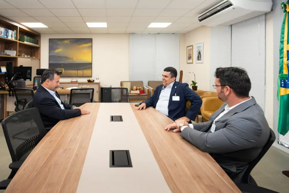 Diretor-presidente da Anac foi recebido no Centro Executivo da Itaipu. Crédito: Rubens Fraulini/Itaipu Binacional.
