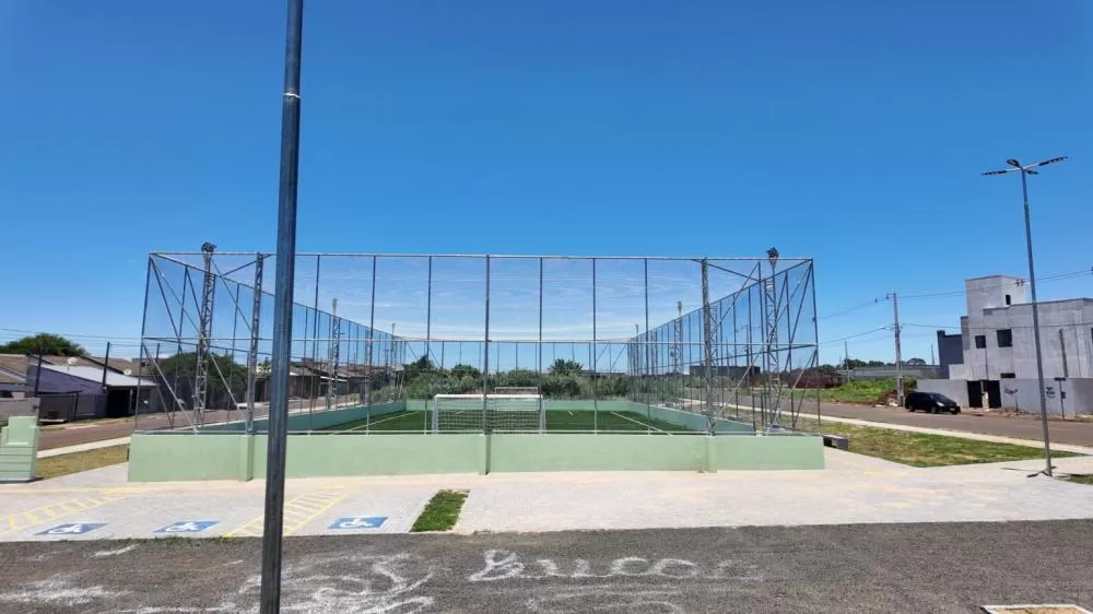 Moradores do Jardim Alvorada ganharão praça esportiva totalmente revitalizada