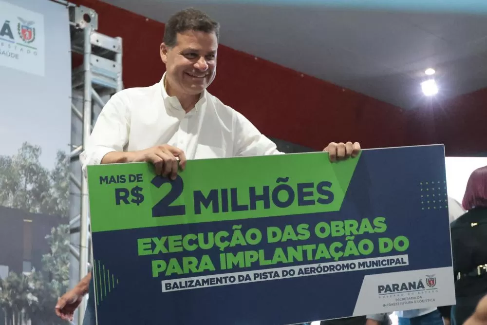 Estado autoriza início das obras para balizamento noturno do aeroporto de Guaíra Foto: Geraldo Bubniak/AEN