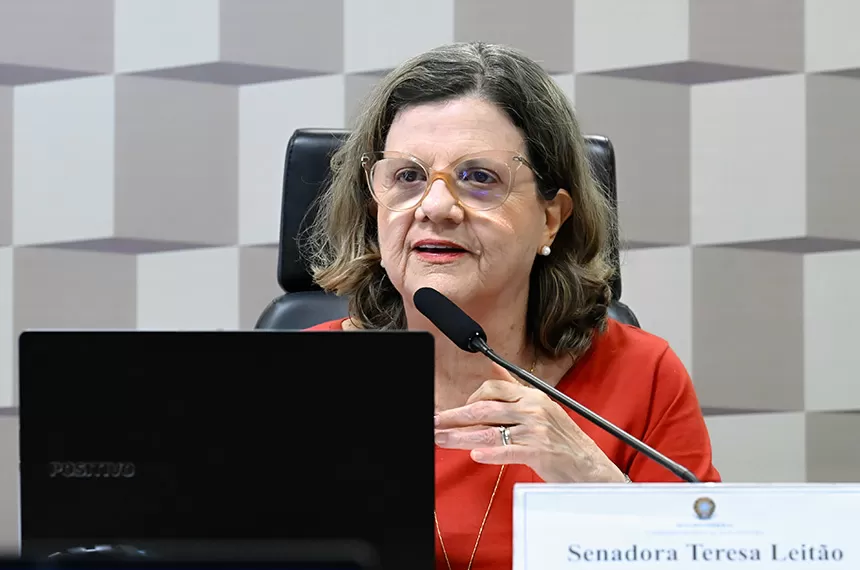 Senadora Teresa Leitão (PT-PE) Fonte: Agência Senado