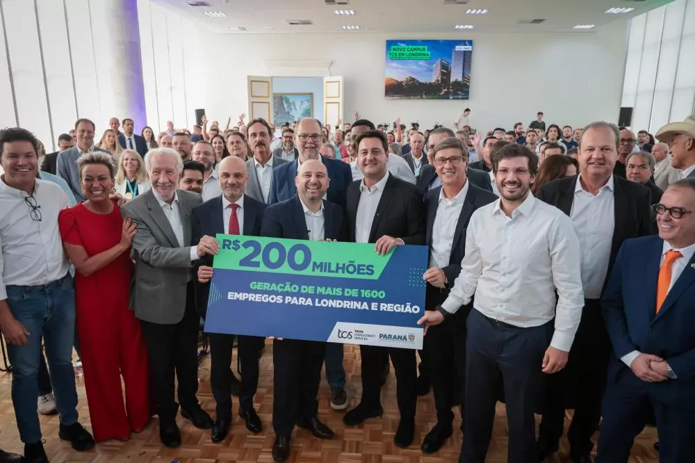 Indiana TCS vai investir RS 200 milhões na construção de um campus em Londrina Foto: Geraldo Bubniak/AEN