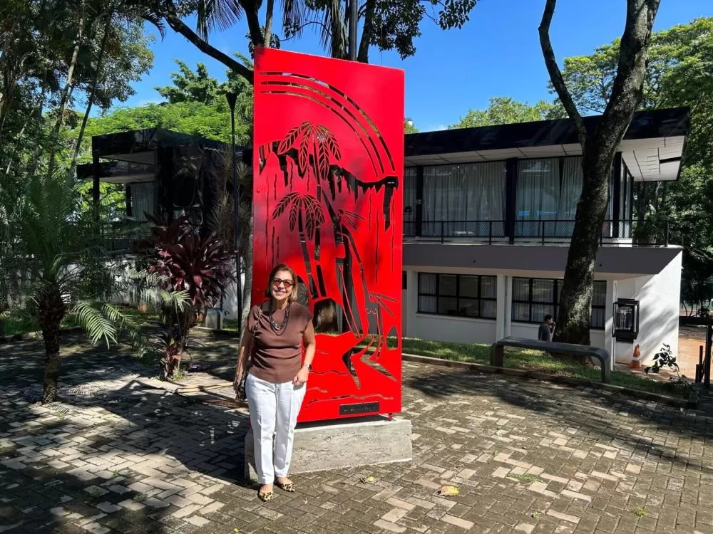 Estação Cultural Haroldo Alvarenga recebe nova escultura em homenagem ao artista