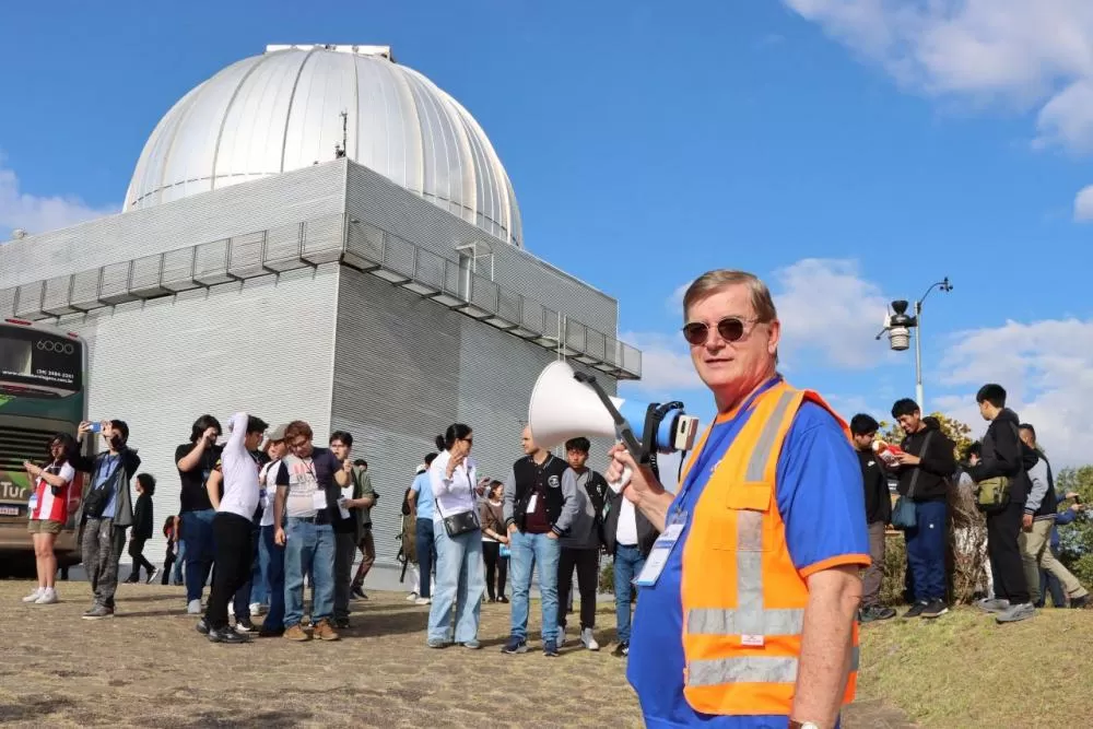 *Professor e astrônomo Dr. João Canalle. Crédito da Foto: Tiberius Drumond