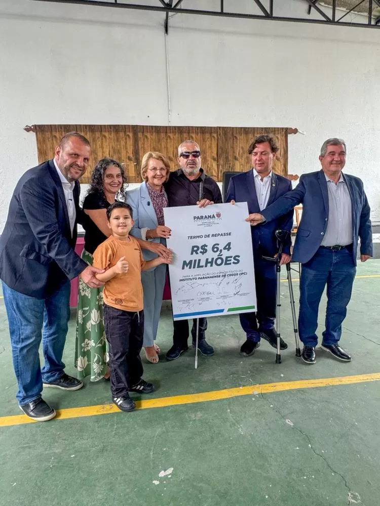 Deputado Bazana participa de anúncio de R$ 6,4 milhões para ampliação do Instituto Paranaense de Cegos