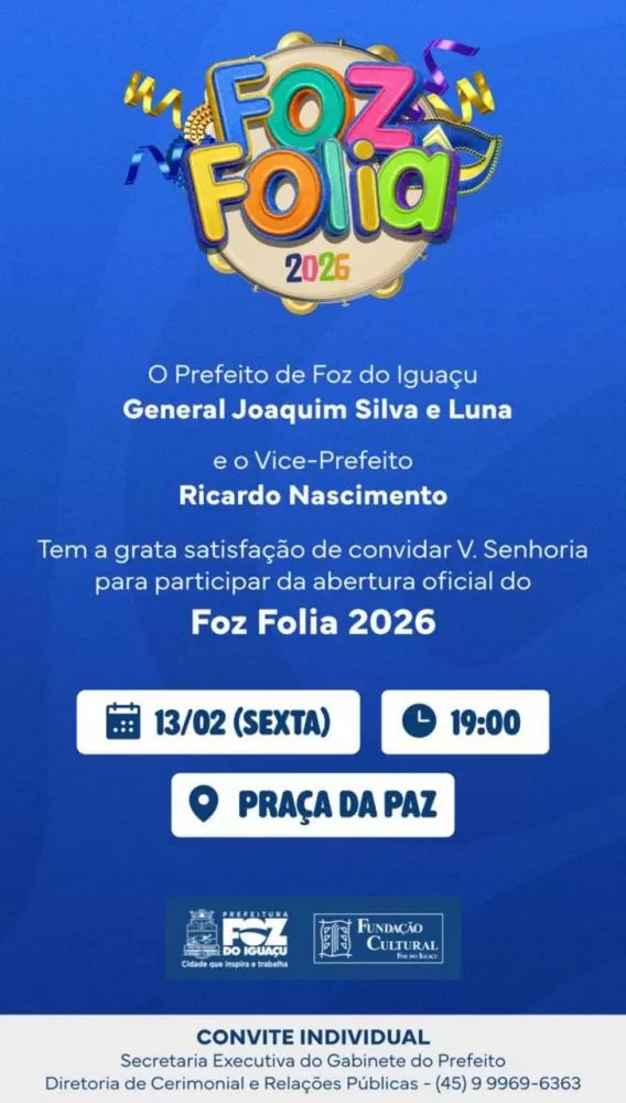 Vem aí o FozFolia 2026!