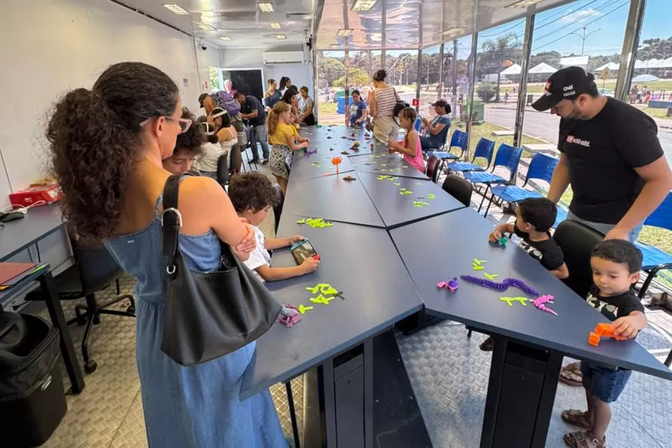 A Carreta da Inovação chega em Serranópolis do Iguaçu e Grandes Rios Foto: SEIA