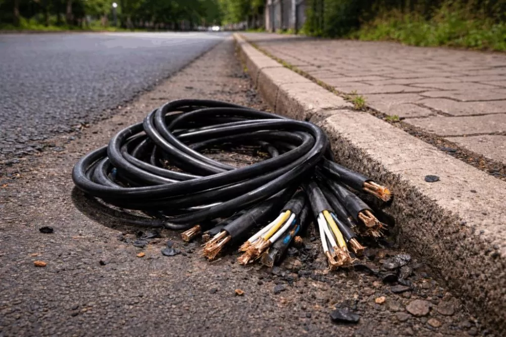 Vandalismo deixa trecho da Avenida Safira às escuras e prejudica mobilidade na região do Porto Meira
