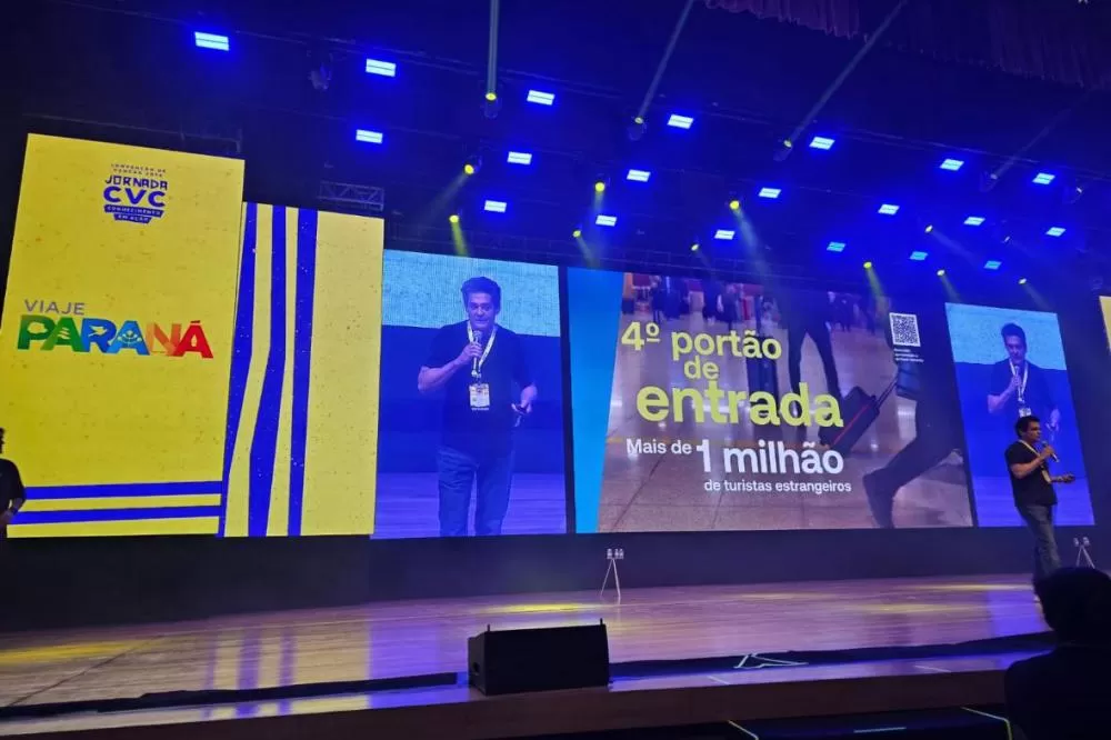Mais 2 mil profissionais são impactados pelo turismo do Paraná em convenção da CVC Foto: SETU