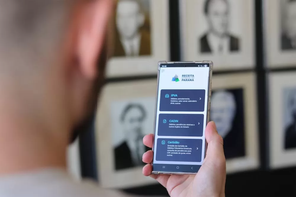 Aplicativo da Receita Estadual disponibiliza nova emissão de certidões de débitos tributários Foto: Gaby Smek/SEFA