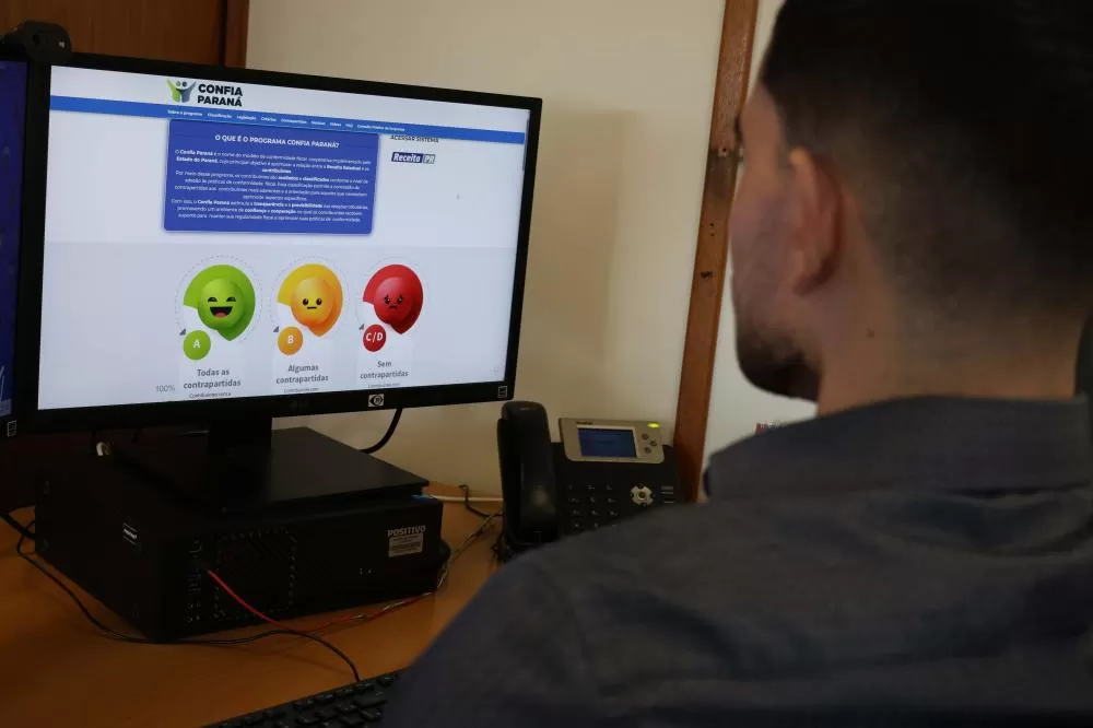 Com ênfase em colaboração, Receita Estadual lança portal do Confia Paraná e se aproxima de contribuintes Foto: SEFA