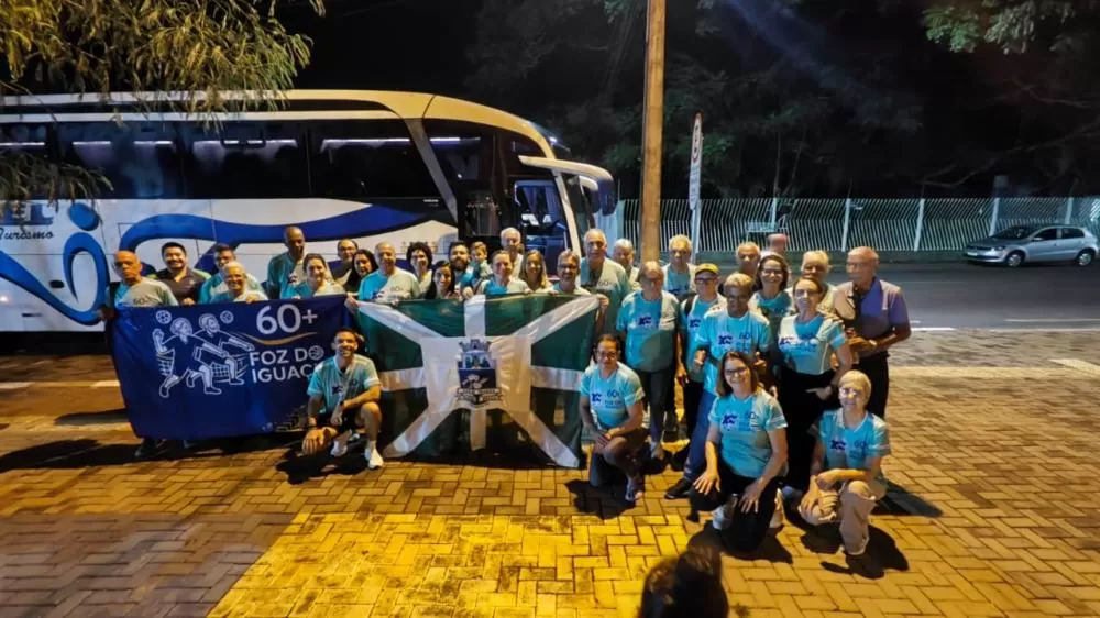 Atletas 60+ de Foz do Iguaçu representam o município na fase ouro dos Jogos de Integração do Idoso