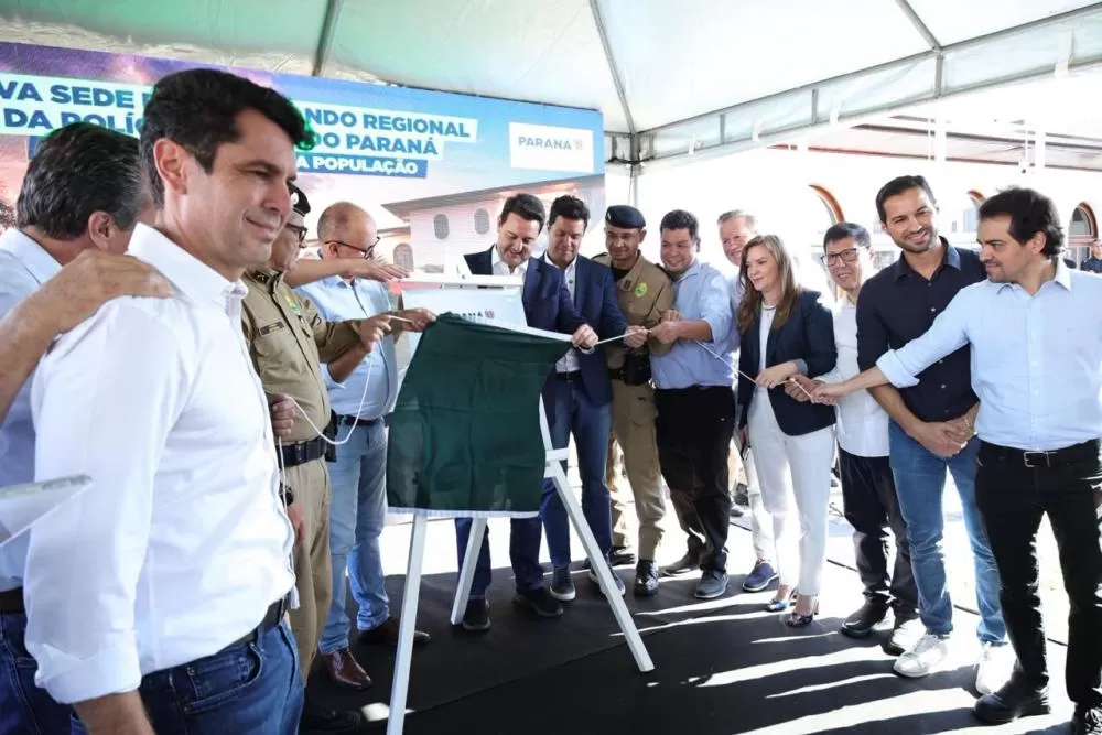 Nova sede do Comando da PM em Pato Branco fortalece segurança no Sudoeste, destaca Gugu Bueno