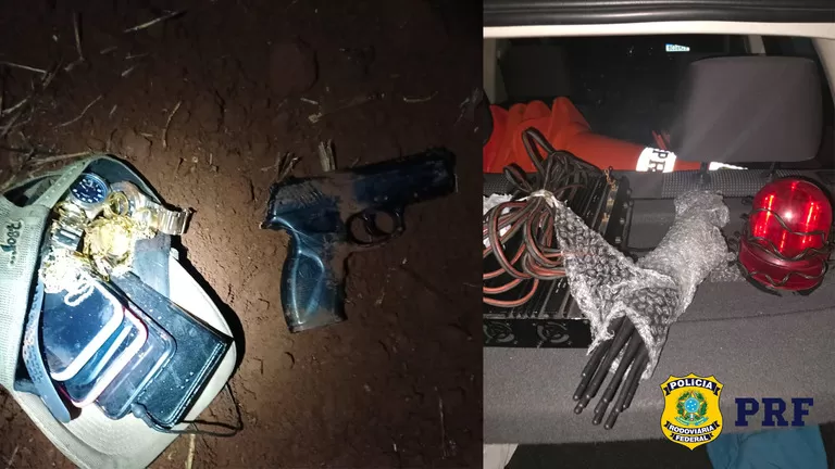 PRF frustra roubo a ônibus e prende homem em Campo Mourão (PR)