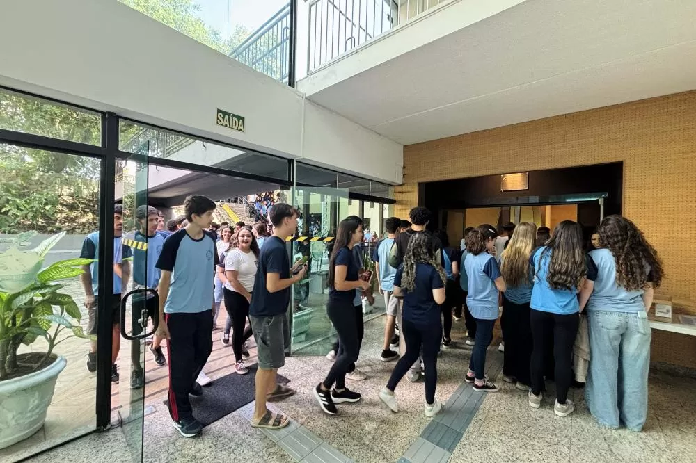 Alunos do Instituto de Educação de Paranaguá retornam às aulas presenciais Foto: NRE Paranaguá